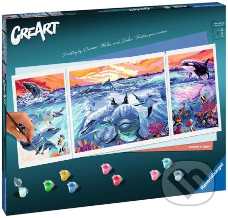 Spoločenská hra: CreArt Báječný podmořský svět (Ravensburger). Ravensburger, 2024 Spoločenská hra: CreArt Báječný podmořský svět (Ravensburger). Ravensburger, 2024