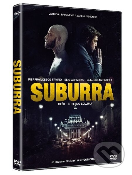 Film: Suburra (Stefano Sollima) (DVD). Bonton Film, 2016 Film: Suburra (Stefano Sollima) (DVD). Bonton Film, 2016