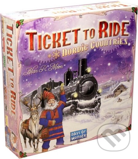 Spoločenská hra: Ticket to Ride: Nordic countries (Alan R. Moon). Days of Wonder, 2007 Spoločenská hra: Ticket to Ride: Nordic countries (Alan R. Moon). Days of Wonder, 2007