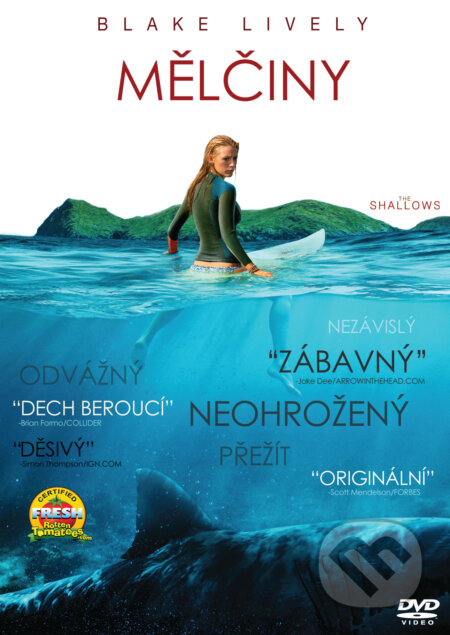 Film: Mělčiny (Jaume Collet-Serra) (DVD). Bonton Film, 2017 Film: Mělčiny (Jaume Collet-Serra) (DVD). Bonton Film, 2017