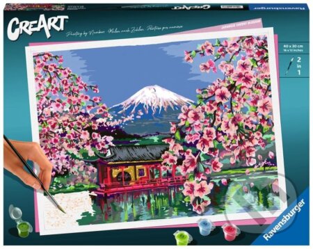 Společenská hra: CreArt Japonské třešňové květy (Ravensburger). Ravensburger, 2024 Společenská hra: CreArt Japonské třešňové květy (Ravensburger). Ravensburger, 2024