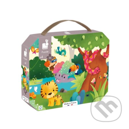 Puzzle: Panoramatické puzzle v kufríku Džungľa (Janod). Janod, 2024 Puzzle: Panoramatické puzzle v kufríku Džungľa (Janod). Janod, 2024