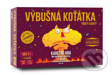 Spoločenská hra: Výbušná koťátka: Párty karty (ADC BF). ADC BF, 2024 Spoločenská hra: Výbušná koťátka: Párty karty (ADC BF). ADC BF, 2024