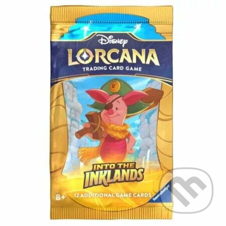 Společenská hra: Disney Lorcana: Into the Inklands Booster Pack (Ravensburger). Ravensburger, 2024 Společenská hra: Disney Lorcana: Into the Inklands Booster Pack (Ravensburger). Ravensburger, 2024