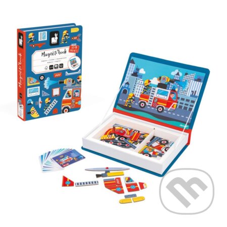 Spoločenská hra: Magnetibook Požiarnici (Janod). Janod, 2024 Spoločenská hra: Magnetibook Požiarnici (Janod). Janod, 2024