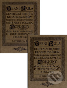 Kniha: Berní rula I.+II. (Libri). Libri, 2003 Kniha: Berní rula I.+II. (Libri). Libri, 2003
