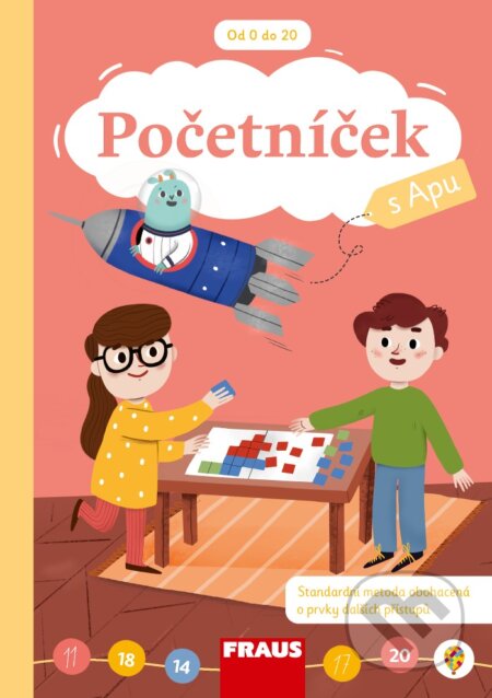 Kniha: Matematika 1 pro ZŠ - Početníček s Apu (Magda Cahová). Fraus, 2024 Kniha: Matematika 1 pro ZŠ - Početníček s Apu (Magda Cahová). Fraus, 2024