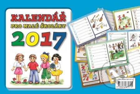 Kalendář pro malé školáky 2017 stolní, Babičkářství, 2016