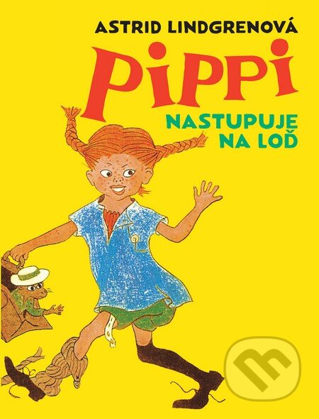 Kniha: Pippi nastupuje na loď (Astrid Lindgren). Slovart, 2016 Kniha: Pippi nastupuje na loď (Astrid Lindgren). Slovart, 2016