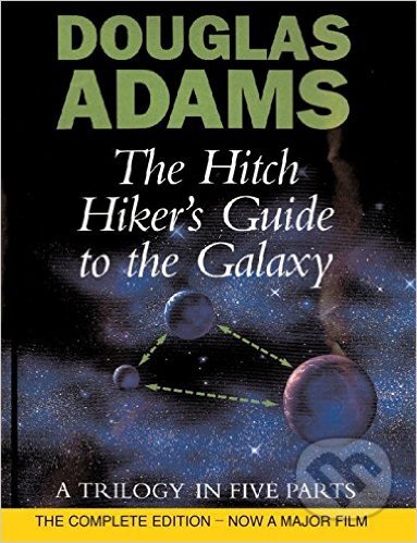 Kniha: The Hitch Hiker's Guide to the Galaxy (Douglas Adams). William Heinemann, 1997 Kniha: The Hitch Hiker's Guide to the Galaxy (Douglas Adams). William Heinemann, 1997