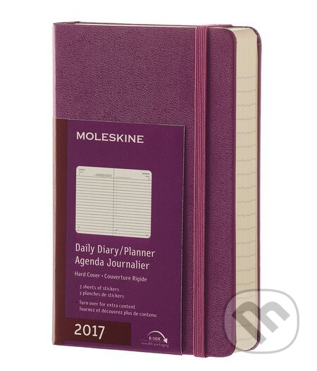 Moleskine – 12-mesačný fialový diár 2017, Moleskine, 2016