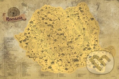 Stírací mapa Rumunska Deluxe - zlatá (Giftio). Giftio, 2024 Stírací mapa Rumunska Deluxe - zlatá (Giftio). Giftio, 2024