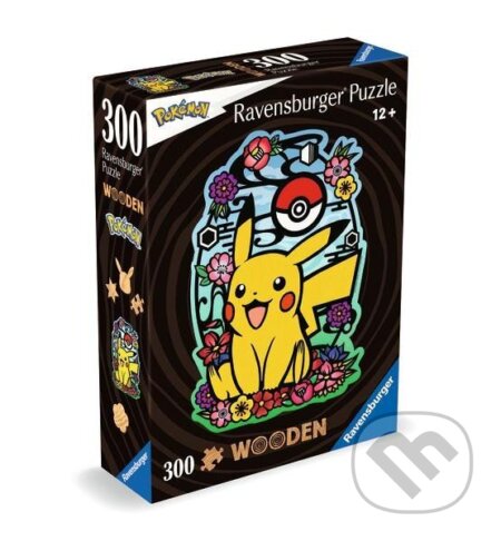 Puzzle: Dřevěné puzzle Pikachu (Ravensburger). Ravensburger, 2024 Puzzle: Dřevěné puzzle Pikachu (Ravensburger). Ravensburger, 2024