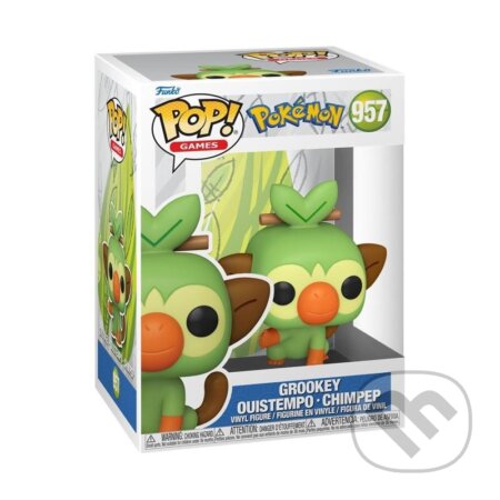 Funko POP Games: Pokemon S14 - Grookey (EMEA) (Funko). Funko, 2024 Funko POP Games: Pokemon S14 - Grookey (EMEA) (Funko). Funko, 2024