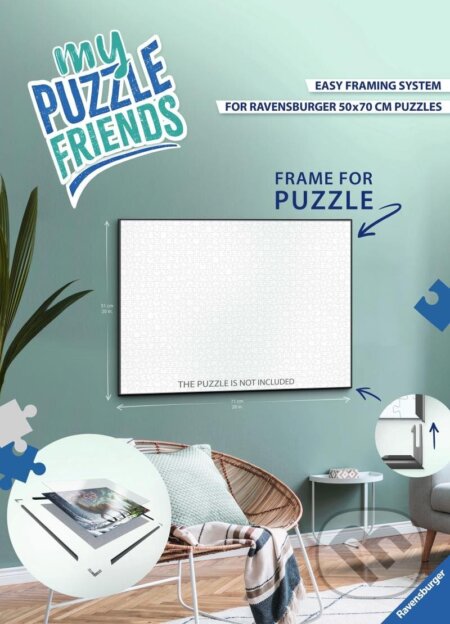 Puzzle: Rám na puzzle černý 49x36 cm (Ravensburger). Ravensburger, 2024 Puzzle: Rám na puzzle černý 49x36 cm (Ravensburger). Ravensburger, 2024