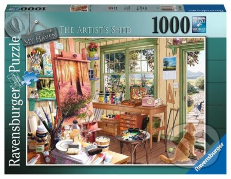 Puzzle: Umělcova chatka (Ravensburger). Ravensburger, 2024 Puzzle: Umělcova chatka (Ravensburger). Ravensburger, 2024
