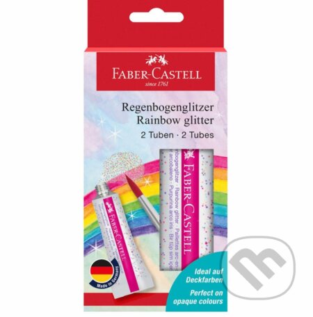 Trblietavá farba Rainbow v tube, Faber-Castell