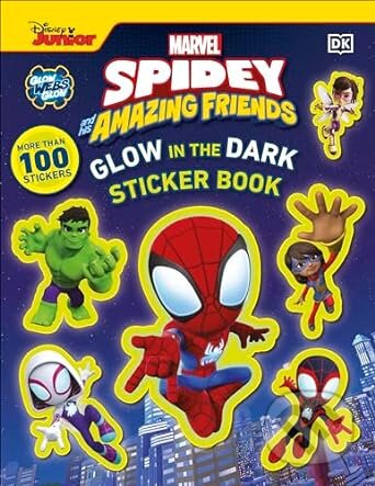 Kniha: Marvel Spidey and His Amazing Friends Glow in the Dark Sticker Book (Dorling Kindersley). Dorling Kindersley, 2024 Kniha: Marvel Spidey and His Amazing Friends Glow in the Dark Sticker Book (Dorling Kindersley). Dorling Kindersley, 2024