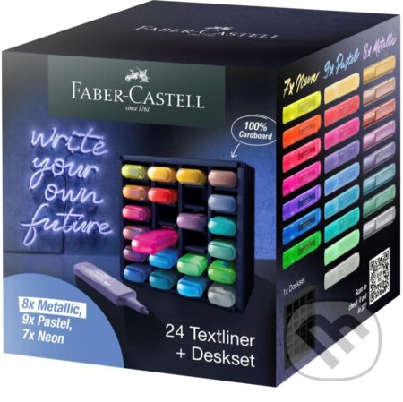 Zvýrazňovač Superfluo 1546/24 set GenZ (Faber-Castell). Faber-Castell Zvýrazňovač Superfluo 1546/24 set GenZ (Faber-Castell). Faber-Castell