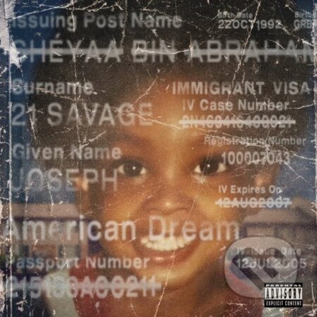 Hudební CD: 21 Savage: American Dream LP (Hudobné albumy). Hudobné albumy, 2024 Hudební CD: 21 Savage: American Dream LP (Hudobné albumy). Hudobné albumy, 2024