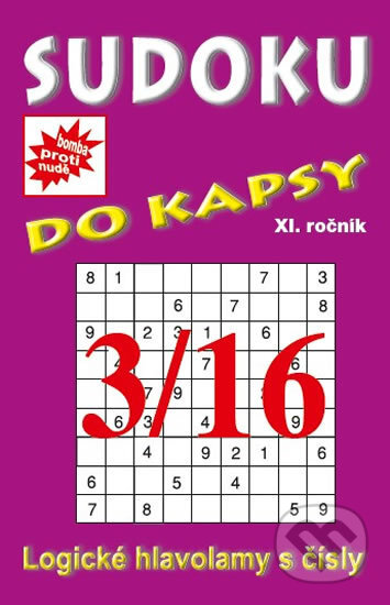Kniha: Sudoku do kapsy 3/2016 (Telpres). Telpres, 2016 Kniha: Sudoku do kapsy 3/2016 (Telpres). Telpres, 2016