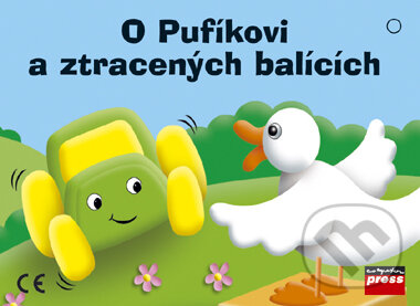 Kniha: O Pufíkovi a ztracených balících (Gerald Hawksley). CPRESS, 2006 Kniha: O Pufíkovi a ztracených balících (Gerald Hawksley). CPRESS, 2006