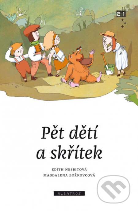 Kniha: Pět dětí a skřítek (Edith Nesbitová). Albatros CZ, 2016 Kniha: Pět dětí a skřítek (Edith Nesbitová). Albatros CZ, 2016