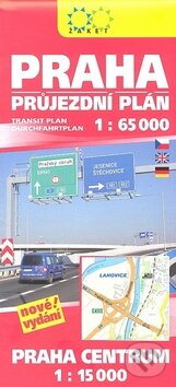 Kniha: Praha. Průjezdní plán + centrum 1 : 65 000 (Žaket). Žaket, 2011 Kniha: Praha. Průjezdní plán + centrum 1 : 65 000 (Žaket). Žaket, 2011