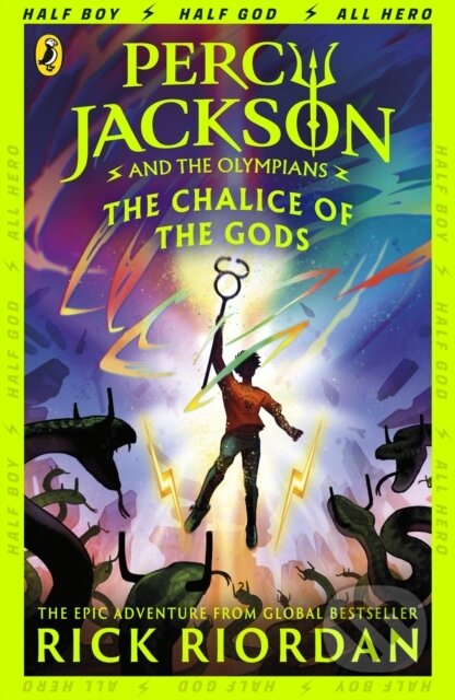 Kniha: The Chalice of the Gods (Rick Riordan). Puffin Books, 2024 Kniha: The Chalice of the Gods (Rick Riordan). Puffin Books, 2024