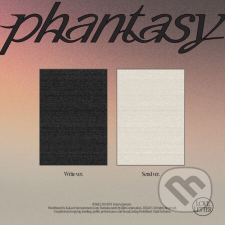 Hudobné CD: The Boyz: Phantasy Pt.3 Love Letter (Hudobné albumy). Hudobné albumy, 2024 Hudobné CD: The Boyz: Phantasy Pt.3 Love Letter (Hudobné albumy). Hudobné albumy, 2024