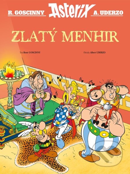 Kniha: Asterix - Zlatý menhir (René Goscinny). Egmont ČR, 2024 Kniha: Asterix - Zlatý menhir (René Goscinny). Egmont ČR, 2024