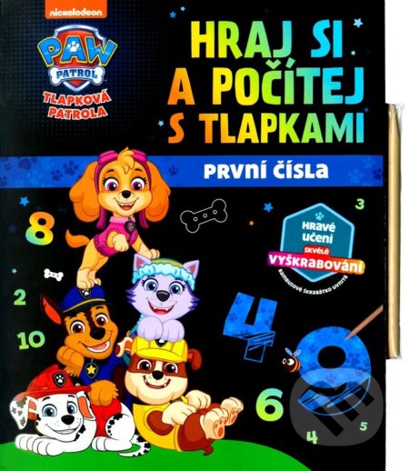 Kniha: Tlapková patrola - Hraj si a počítej s tlapkami (Autorský kolektiv). Egmont ČR, 2024 Kniha: Tlapková patrola - Hraj si a počítej s tlapkami (Autorský kolektiv). Egmont ČR, 2024