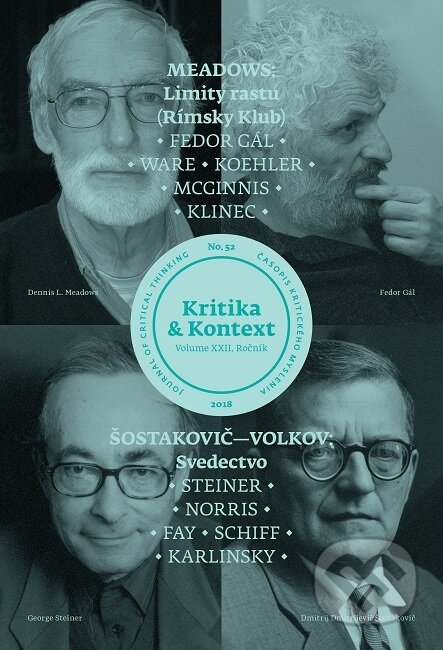 Kritika & Kontext (č. 52) (Kritika a kontext). Kritika a kontext, 2018 Kritika & Kontext (č. 52) (Kritika a kontext). Kritika a kontext, 2018