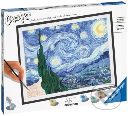 CreArt Vincent van Gogh: Hvězdná noc (Ravensburger). Ravensburger, 2024 CreArt Vincent van Gogh: Hvězdná noc (Ravensburger). Ravensburger, 2024