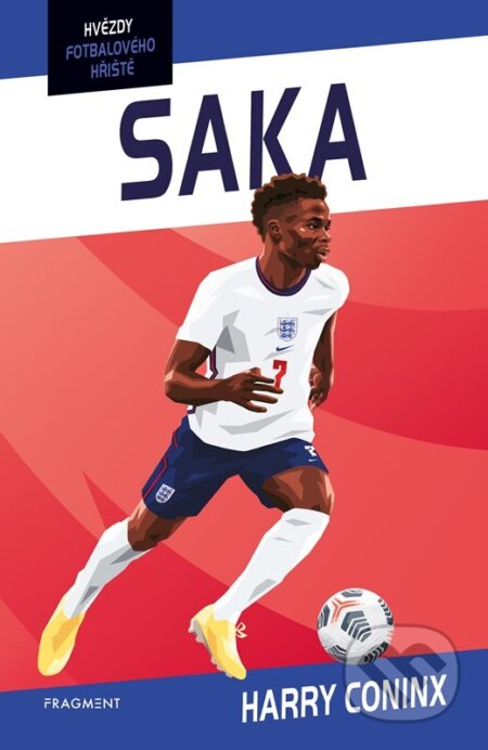 Kniha: Hvězdy fotbalového hřiště: Saka (Harry Coninx). Nakladatelství Fragment, 2024 Kniha: Hvězdy fotbalového hřiště: Saka (Harry Coninx). Nakladatelství Fragment, 2024