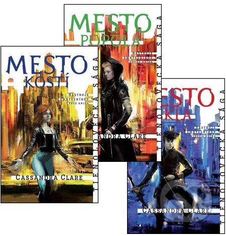 Kniha: Nástroje smrteľníkov I. (komplet prvých troch dielov v brožovanej väzbe) (Cassandra Clare). Slovart, 2016 Kniha: Nástroje smrteľníkov I. (komplet prvých troch dielov v brožovanej väzbe) (Cassandra Clare). Slovart, 2016