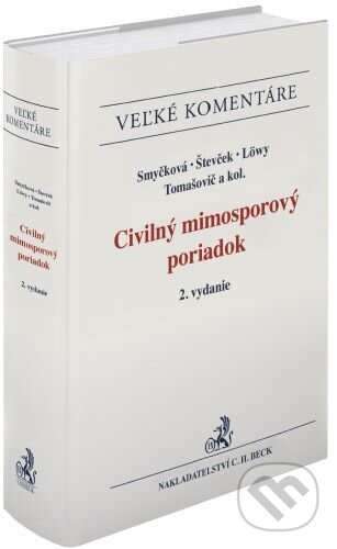 Kniha: Civilný mimosporový poriadok (Marek Števček a Romana Smyčková). C. H. Beck SK, 2024 Kniha: Civilný mimosporový poriadok (Marek Števček a Romana Smyčková). C. H. Beck SK, 2024