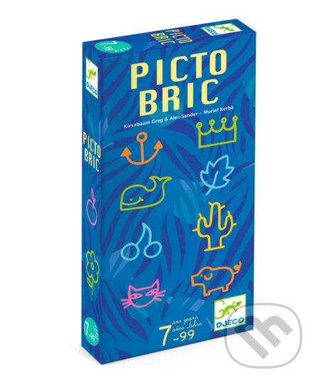 Stolová hra: Picto Bric (Pikto tehličky) - Grégory Kirszbaum, Alex Sanders, Muriel Kerba (ilustrátor), Djeco, 2023