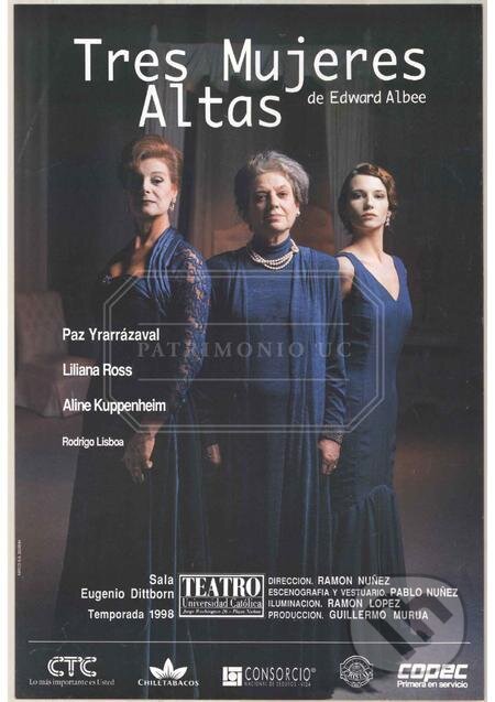 E-kniha: Tres mujeres altas (Edward Albee). Quadrom, 2024 E-kniha: Tres mujeres altas (Edward Albee). Quadrom, 2024