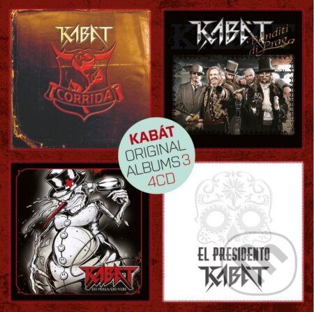 Hudební CD: Kabát: Original Albums Vol.3 (Hudobné albumy). Hudobné albumy, 2024 Hudební CD: Kabát: Original Albums Vol.3 (Hudobné albumy). Hudobné albumy, 2024