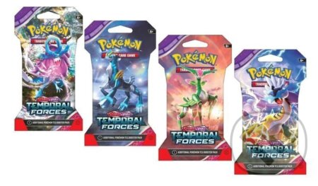 Spoločenská hra: Pokémon TCG: Scarlet & Violet 05 Temporal Forces - 1 Blister Booster (Pokemon). Pokemon, 2024 Spoločenská hra: Pokémon TCG: Scarlet & Violet 05 Temporal Forces - 1 Blister Booster (Pokemon). Pokemon, 2024