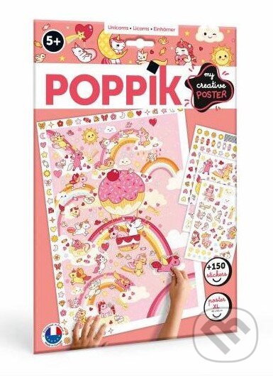 Spoločenská hra: Kreativní samolepková sada Jednorožci (Lea Fabre). Poppik Spoločenská hra: Kreativní samolepková sada Jednorožci (Lea Fabre). Poppik