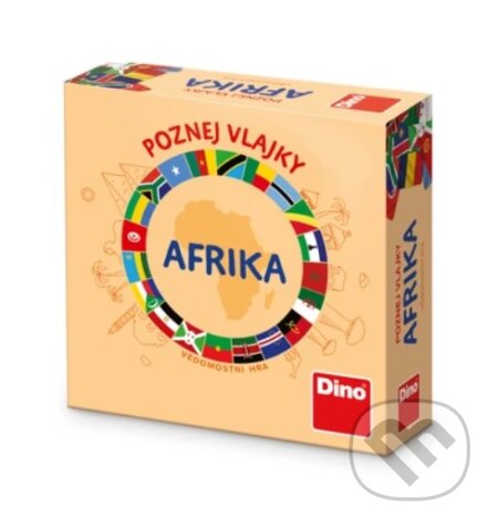 Společenská hra: Poznej vlajky: Afrika (Dino). Dino, 2024 Společenská hra: Poznej vlajky: Afrika (Dino). Dino, 2024