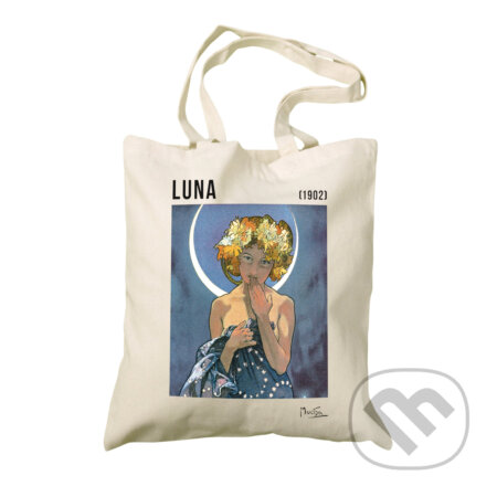 Plátenná taška Alfons Mucha – Luna (Presco Group). Presco Group, 2024 Plátenná taška Alfons Mucha – Luna (Presco Group). Presco Group, 2024