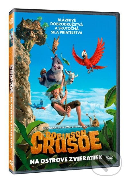 Film: Robinson Crusoe: Na ostrove zvieratiek (Ben Stassen a Vincent Kesteloot) (DVD). Magicbox, 2016 Film: Robinson Crusoe: Na ostrove zvieratiek (Ben Stassen a Vincent Kesteloot) (DVD). Magicbox, 2016