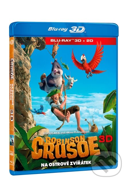 Film: Robinson Crusoe: Na ostrově zvířátek 3D (Vincent Kesteloot a Ben Stassen) (Blu-ray). Magicbox, 2016 Film: Robinson Crusoe: Na ostrově zvířátek 3D (Vincent Kesteloot a Ben Stassen) (Blu-ray). Magicbox, 2016