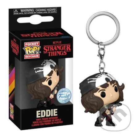 Funko POP Keychain: Stranger Things Season 4 - Eddie (Funko). Funko, 2024 Funko POP Keychain: Stranger Things Season 4 - Eddie (Funko). Funko, 2024