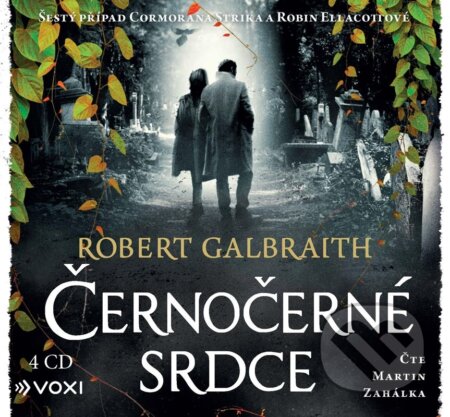 Audiokniha: Černočerné srdce (audiokniha) (J.K. Rowling a Robert Galbraith). Voxi, 2024 Audiokniha: Černočerné srdce (audiokniha) (J.K. Rowling a Robert Galbraith). Voxi, 2024
