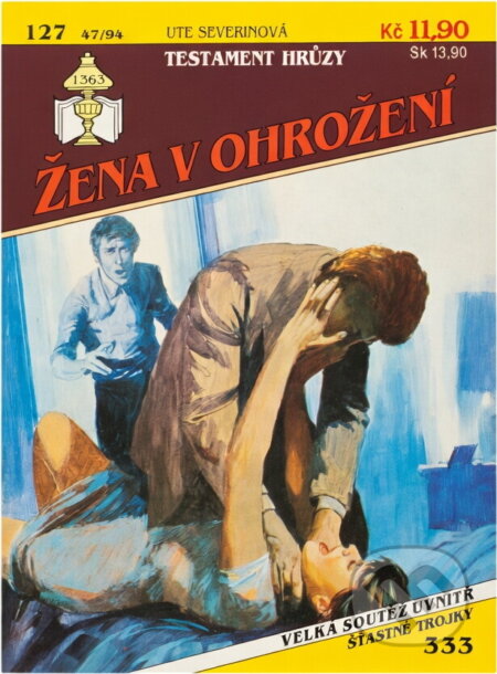 Kniha: Testament hrůzy (Ute Severin). Ivo Železný, 1994 Kniha: Testament hrůzy (Ute Severin). Ivo Železný, 1994