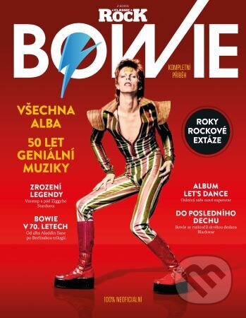 Kniha: David Bowie - Kompletní příběh (Chris Roberts a John Aizlewood). Extra Publishing, 2024 Kniha: David Bowie - Kompletní příběh (Chris Roberts a John Aizlewood). Extra Publishing, 2024